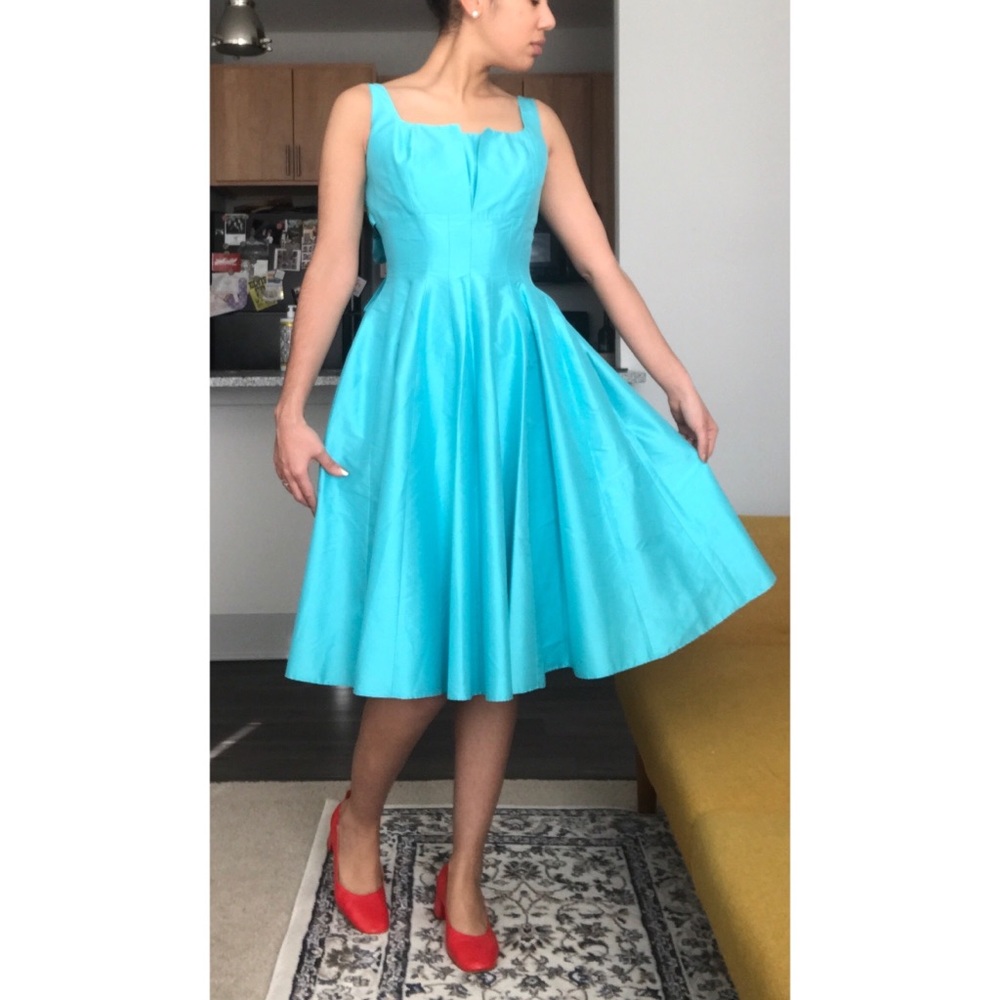 Turquoise Sara Campbell Dress 👗